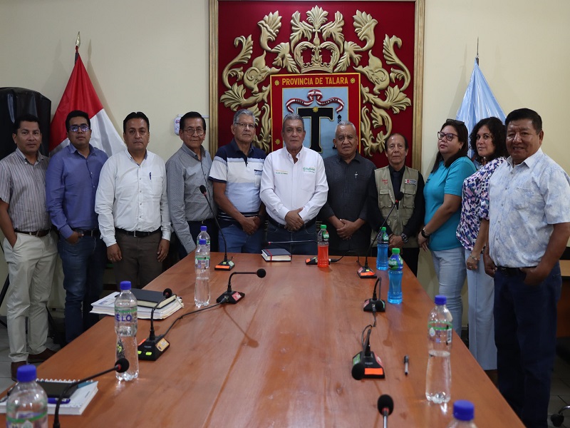 Alcalde de Sullana promueve integración de Talara a la Mancomunidad del Chira