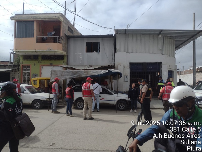 Municipalidad interviene paradero informal en operativo conjunto en la ruta Sullana–Tambogrande