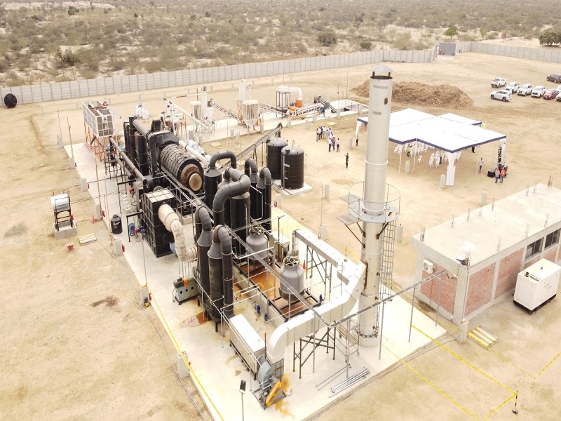 EN SULLANA INAUGURAN LA PRIMERA PLANTA DE PRODUCCIÓN DE BIOCHAR EN EL PERÚ