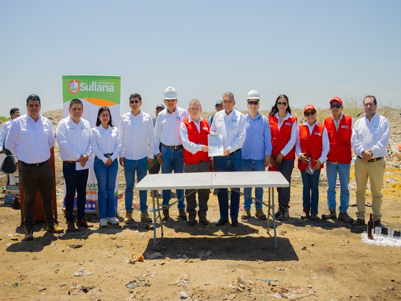 Sullana inicia obra de recuperación ambiental en Ex botadero de Cieneguillo