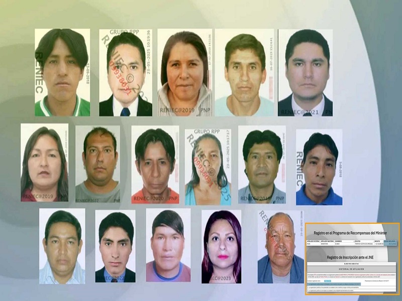 Partidos políticos tienen entre sus afiliados a 35 requisitoriados por delitos graves