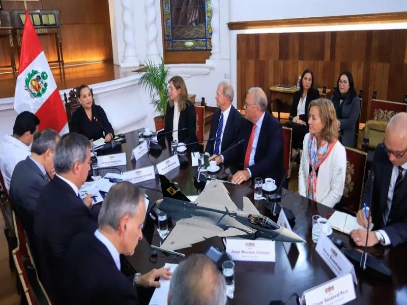 Aviones de Guerra: Dina Boluarte recibe a los dueños de empresa sueca Saab