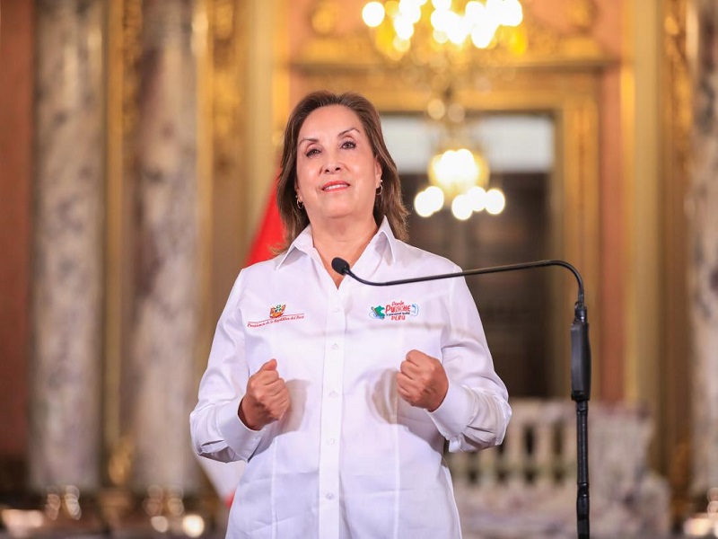 Presidenta anuncia cinco medidas para controlar la criminalidad en Pataz