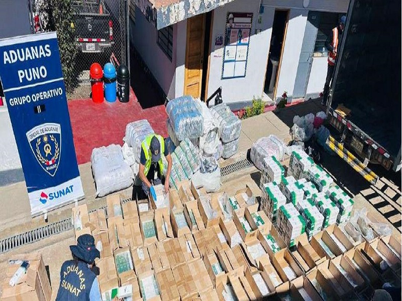 SUNAT incauta más de 185 millones de dólares en productos intervenidos