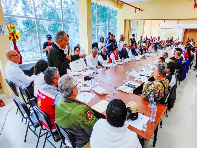 Acción Popular, Podemos, APP y Perú Libre toman mesa de diálogo de Pataz