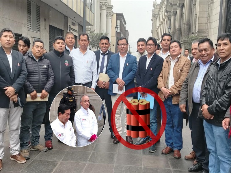 Mineros informales desafían al Gobierno: exigen decreto para explosivos