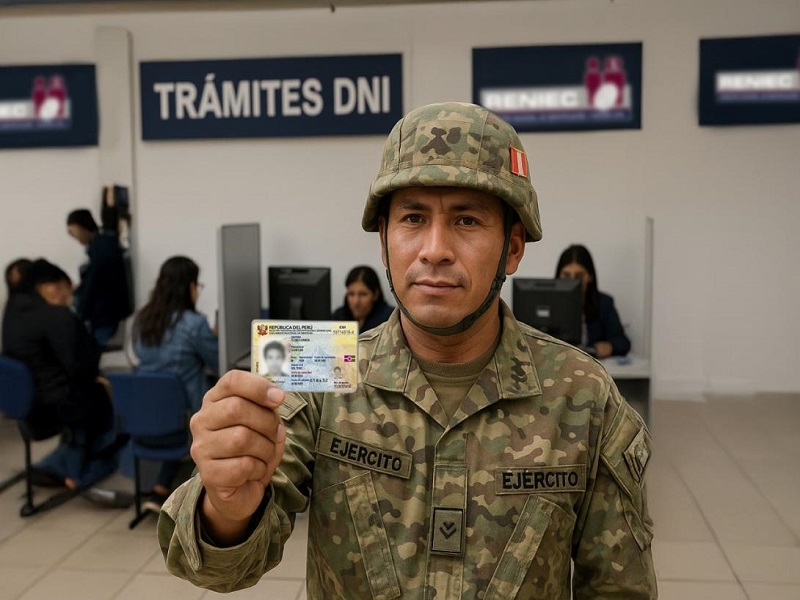 Más de 30 mil miembros de las FF.AA. ya tienen DNI electrónico y podrán hacer uso del voto digital