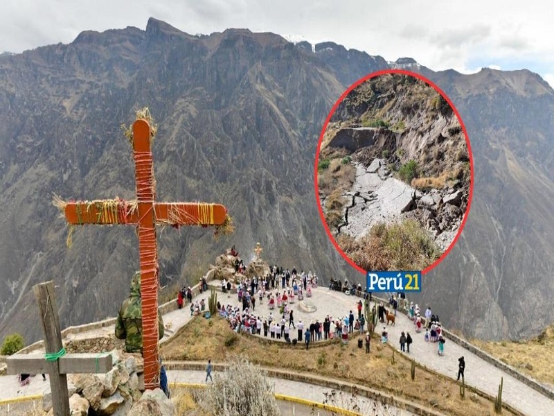 Arequipa: cierran ruta al mirador Cruz del Cóndor en el valle del Colca
