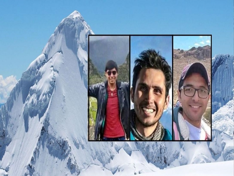 Hallan cuerpos de los tres montañistas que desaparecieron en el nevado Artesonraju